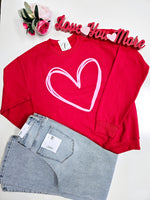 Liv Big Heart Crewneck