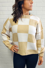 Shanti Check Sweater