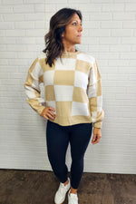 Shanti Check Sweater